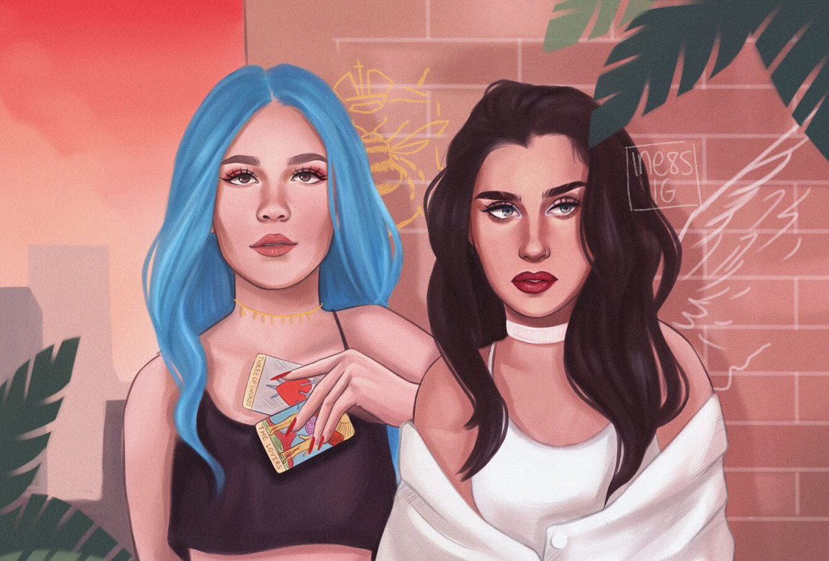ine8s's tweet photo. 🐝 @halsey x @LaurenJauregui 🕊(IG: ine8s) https://t.co/GyA3MGpTDE