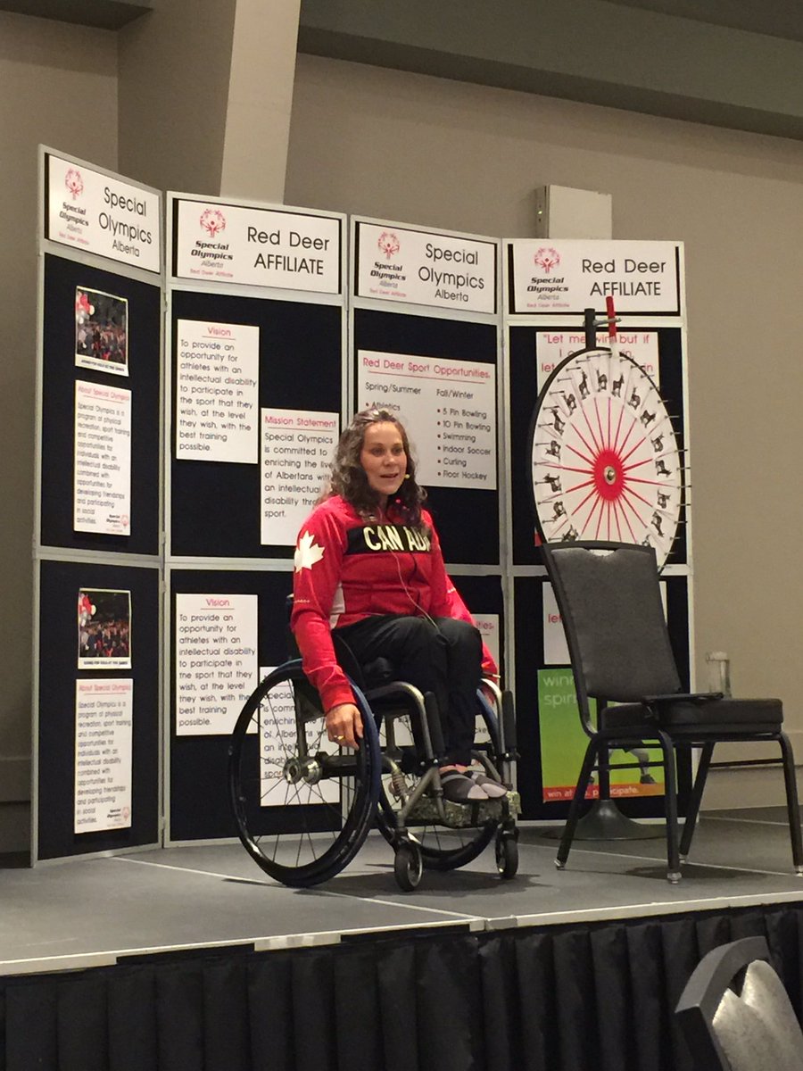 CallieBeamish's tweet photo. Amazing breakfast and a truly inspirational speech at the #SpecialOlympicsBreakfast this AM! @SpecialOlympics #RedDeer #Sunreal 🇨🇦🇨🇦 https://t.co/jG5HYuvcQM