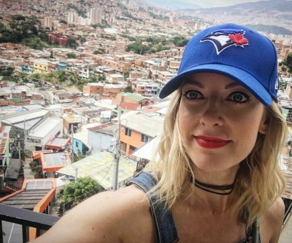 "Sometimes when you're traveling you gotta rock a red lipstick." Get yours too during our Glam&amp;Glow promotion! bit.ly/2sXNTqT