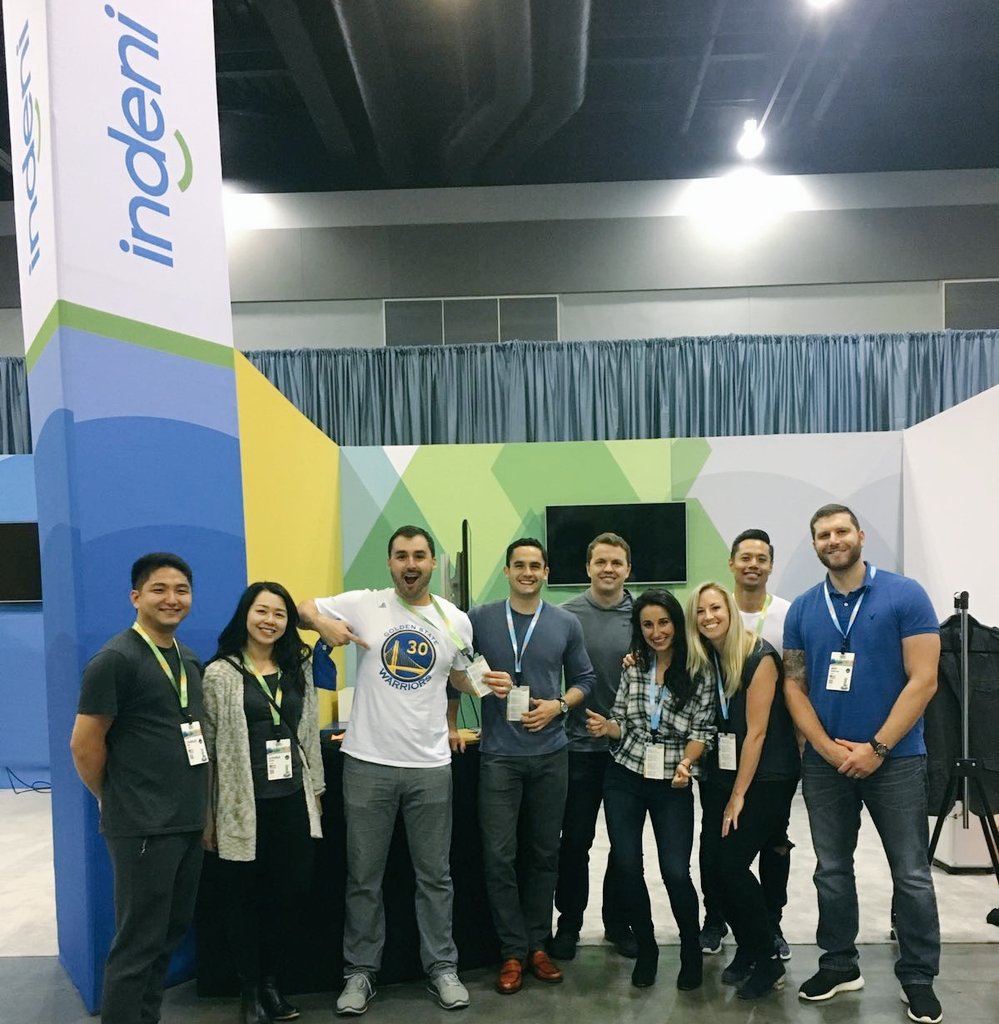Indeni's tweet photo. Our team is ready for you as day 2 kicked off at #PANIgnite this morning #IgniteYourSecurity #Warriors https://t.co/jAVLWhYh3B