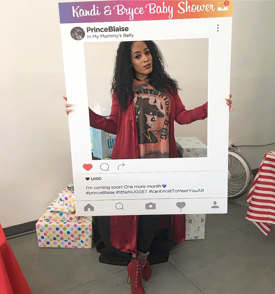 getcrowdsigns's tweet image. #BabyShower SLAY. 👉🏼Order our #InstagramFrame for your next event or celebration at CrowdSigns.com #CrowdSigns