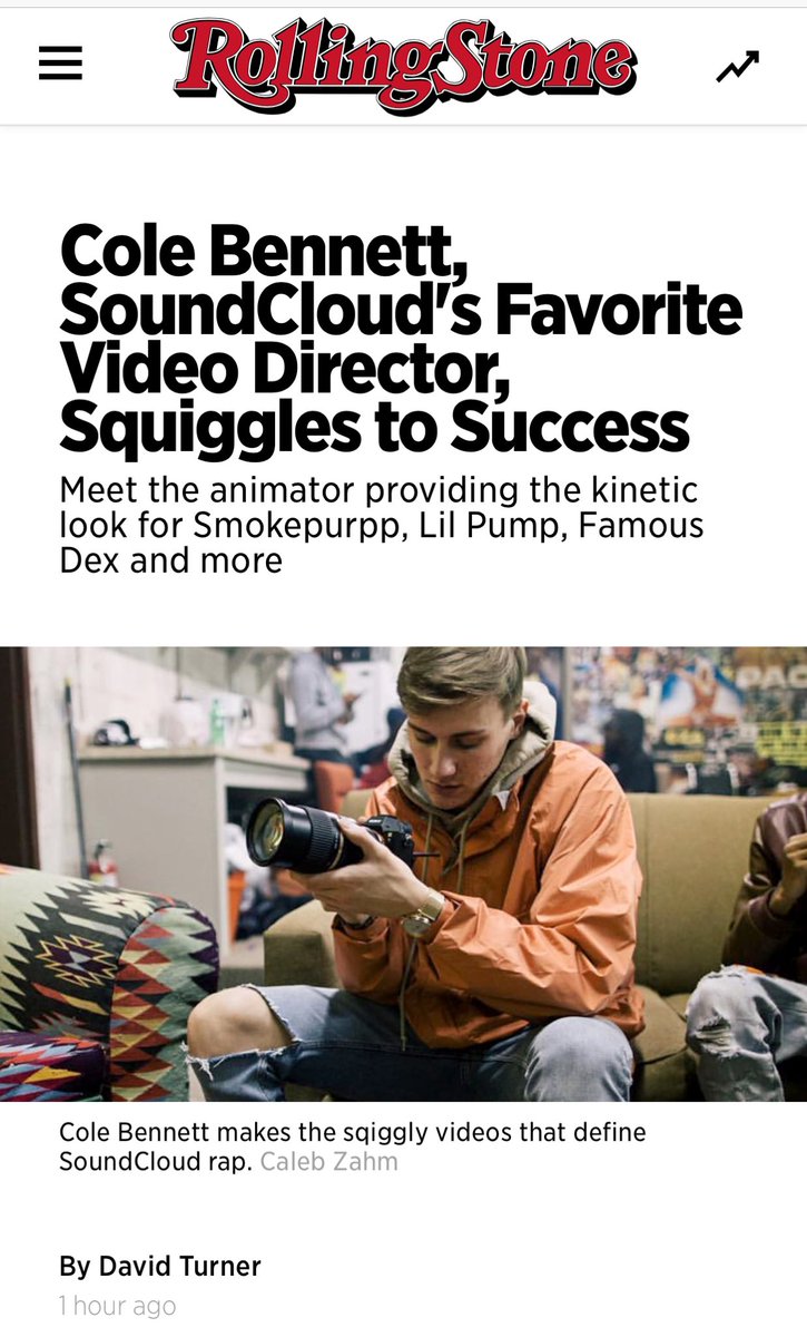 _ColeBennett_'s tweet photo. My full interview w/ @RollingStone just released. This is a true milestone. I'm excited for what the future holds.

https://t.co/iTgPaMuzhf https://t.co/vLd6Ew6rZ9