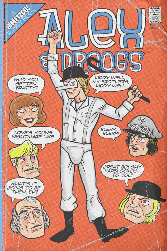 Happy birthday to Malcolm McDowell, 74 today! I got you a card... 