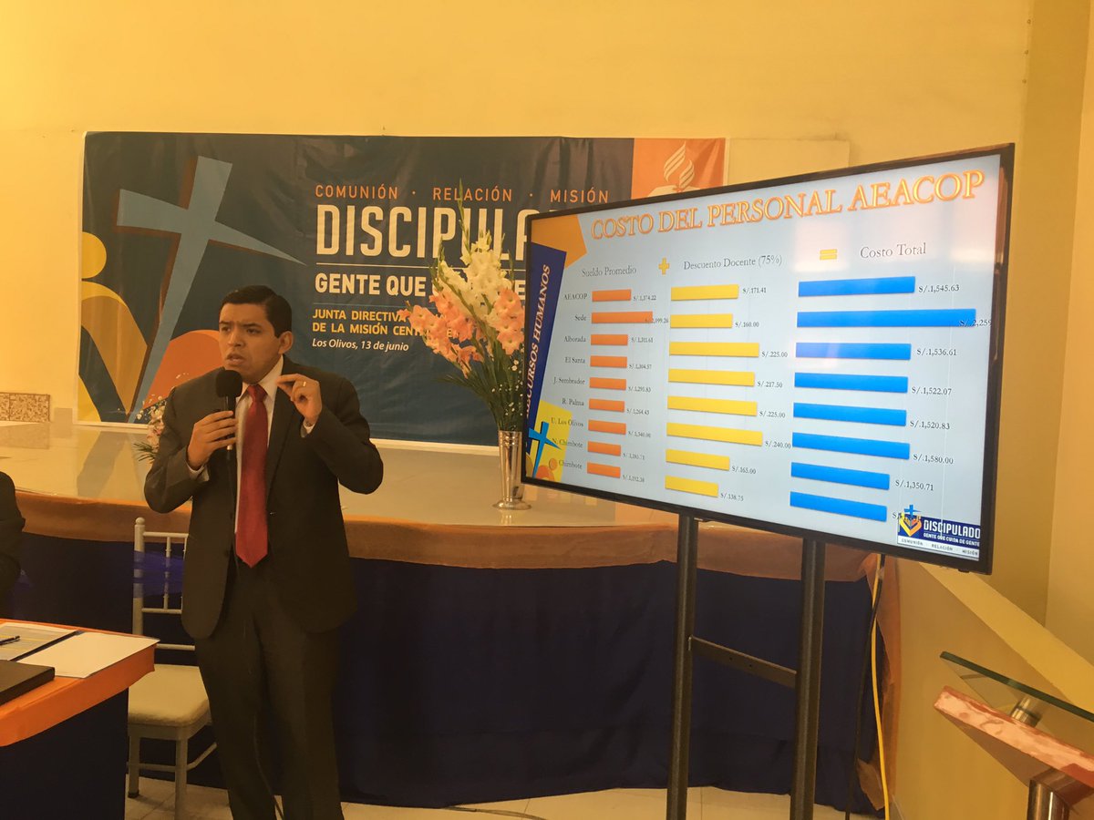 AdventistaMiCOP's tweet photo. Informe de Tesorería, Educacion y Publicaciones a cargo del Tesorero de la #MiCOP 🇵🇪@Mervin_chavez #JuntaMiCOP https://t.co/0fdwB3ffI8