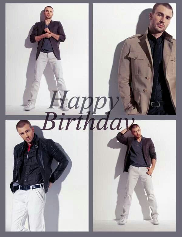 Happy birthday chris evans and my hero captain America and l love you chris and 