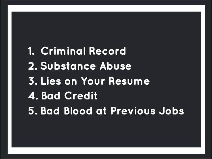 OnSiteDrugTest's tweet photo. Whether you're conducting the #backgroundcheck or the one taking it, here are the top 5 reasons someone may fail. https://t.co/ktjJGznSRa