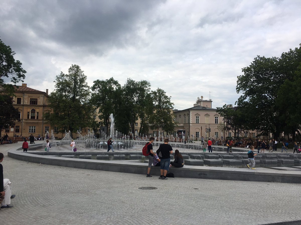 VisitLublin's tweet photo. Litewski Square is now open in #Lublin #Lublin700 @miastolublin https://t.co/tJD4WvkmZg