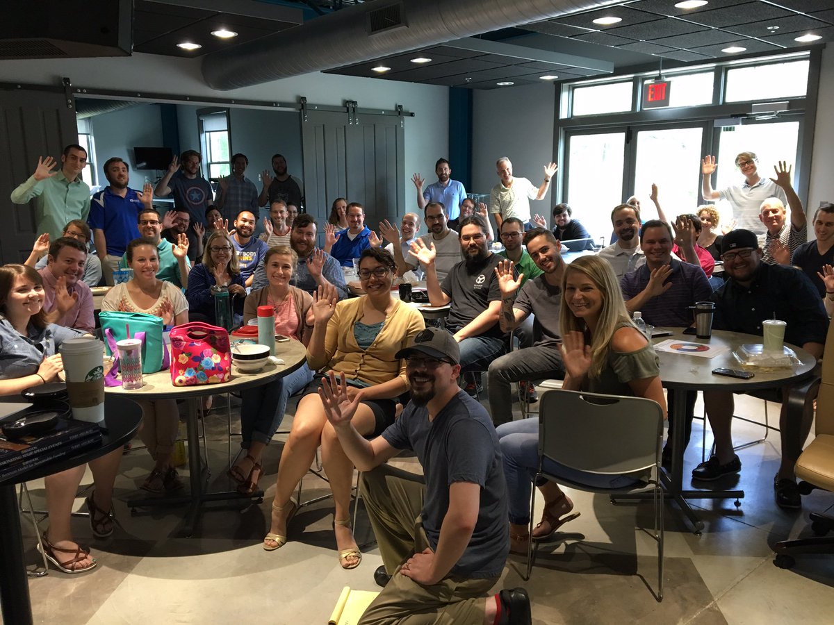 So fun to finally meet our fabulous, fun partners <a href="/bloomerangTech/">bloomerang</a>  in Indianapolis. #Bloomerang4Benevon