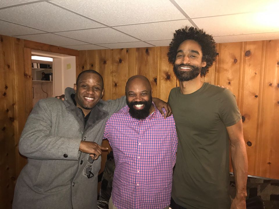 Quincy Phillips, Allyn Johnson, &amp; Kris Funn at Blue House Productions! Funn's album will be released on 6/19/17! 
ow.ly/hJuD30cyDOb