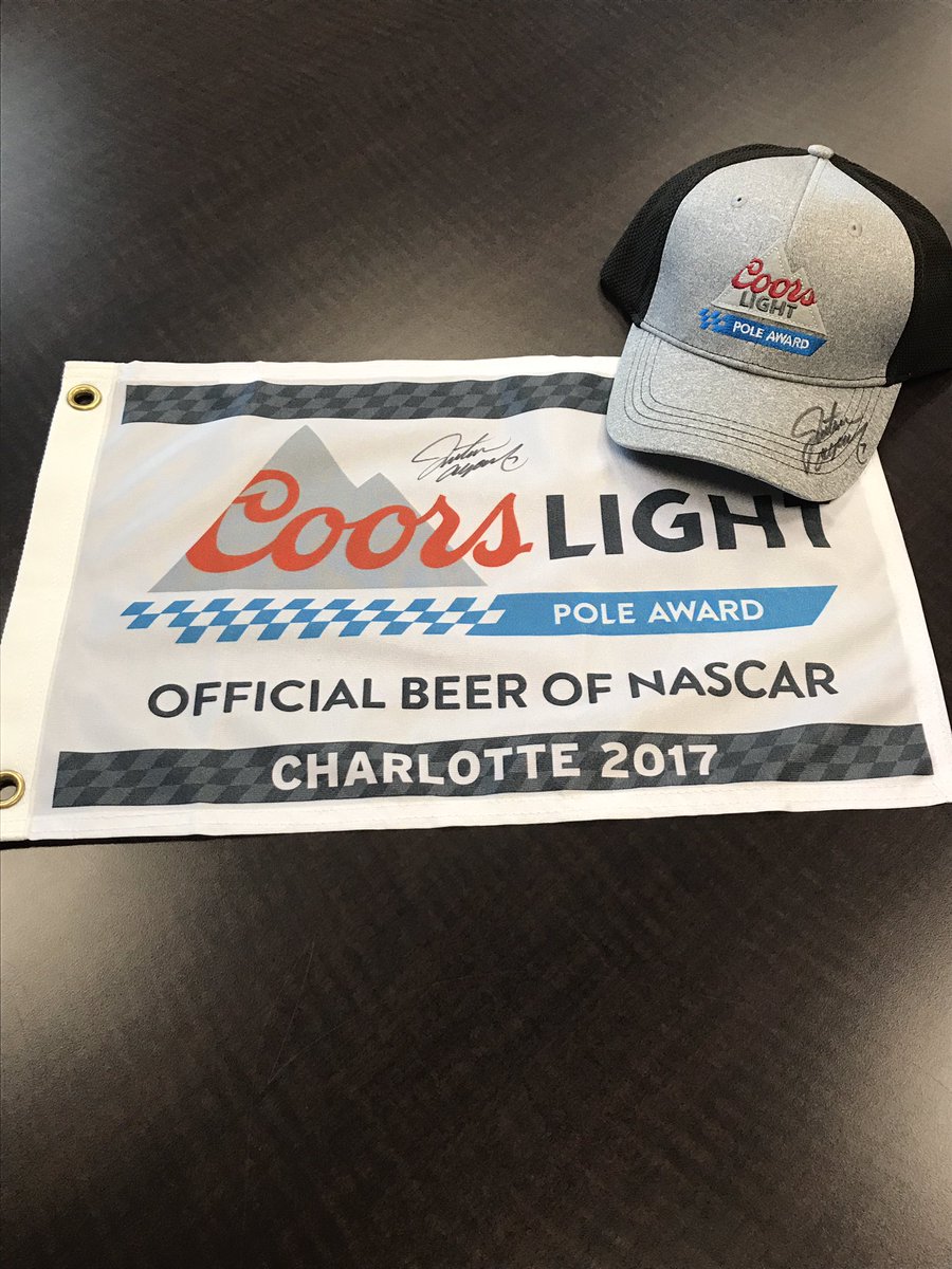 RT for your chance to win this Pole hat and flag signed by <a href="/J_Allgaier/">Justin Allgaier</a> from <a href="/CLTMotorSpdwy/">Charlotte Motor Speedway</a>. Winner picked tmrw, must be 21+ years old.
