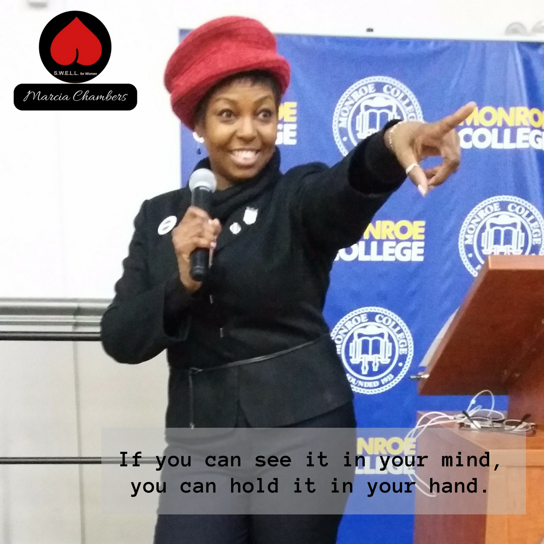 Speak2MC's tweet photo. If you can see it in your mind, you can HOLD it in your hand. ~ Marcia Chambers
#SWELL #SpeakerMC #speak2mc https://t.co/7A00CncyHv