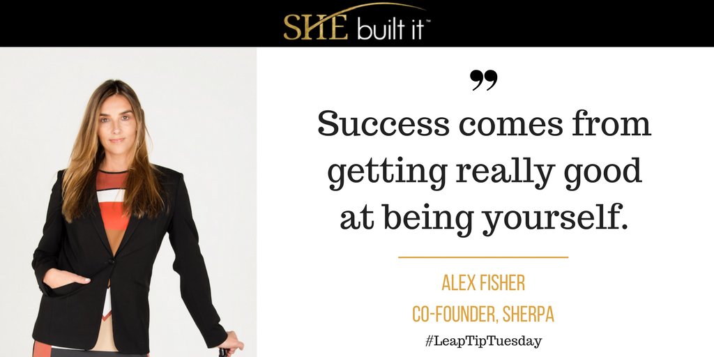 "It takes grit to excavate your true self." Alex Fisher, Co-founder, @SherpaCRM #LeapTipTuesday