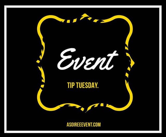 stunningsoiree's tweet photo. #Engaged? This #EventTipTuesday is for you! When designing a wedding website include: detailed travel info + registry + recommend fun stuff! https://t.co/gidMl6Svjn