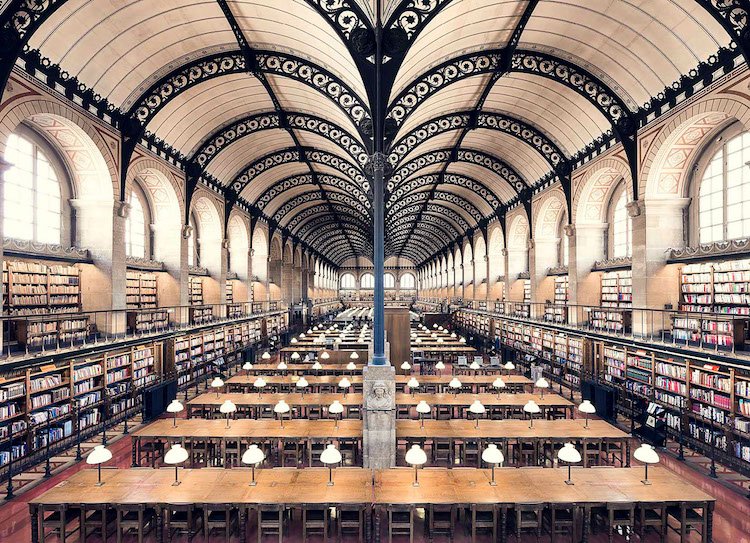 28andmoon's tweet photo. Photographer captures beautiful #symmetrical shots of libraries around the world via @mymodernmet https://t.co/6CzVsNchXC #architecture https://t.co/NRJbsavizW