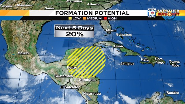 All eyes on the NW Caribbean in the next few days an area of low pressure is expected to develop. Watch Local10. https://t.co/yrsam9rZwu