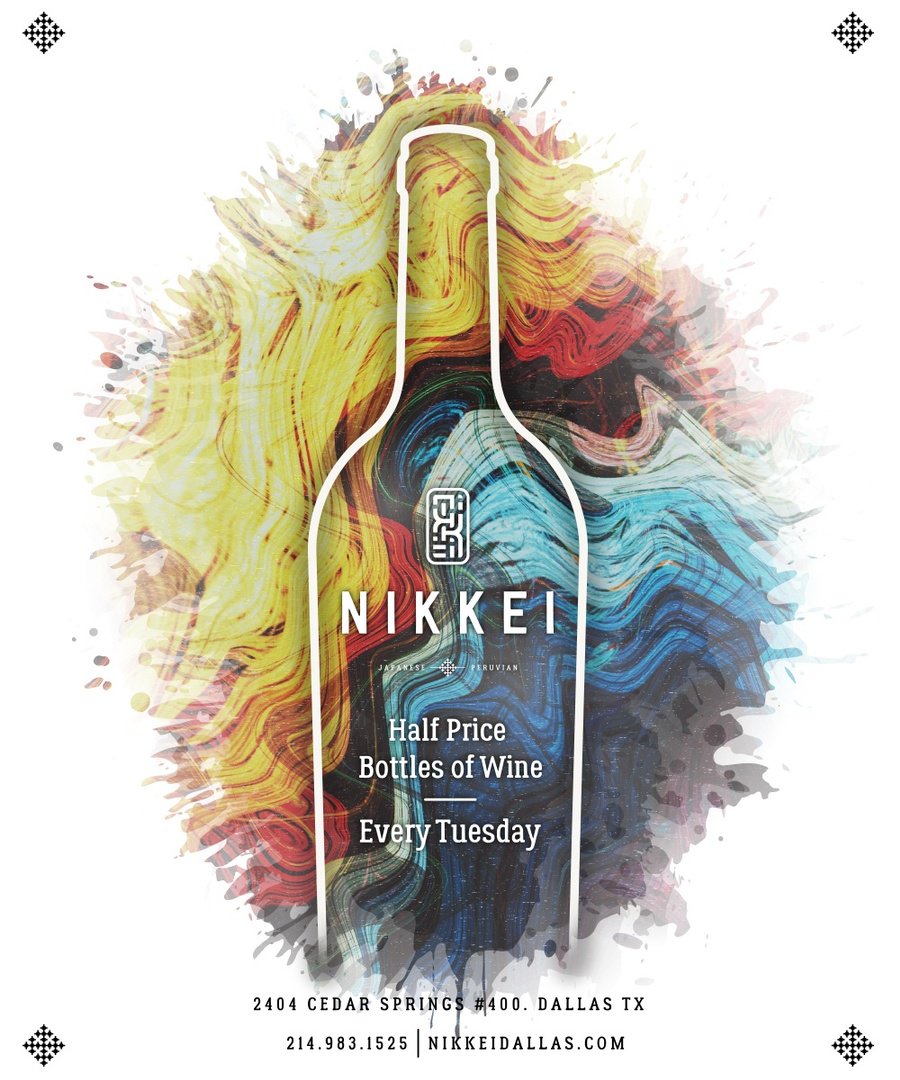 Nikkei_Dallas's tweet photo. Treat yo'self. Half price bottles of wine today! #NikkeiDallas

https://t.co/EOgLrq6vHm https://t.co/MQq1OGhq1B