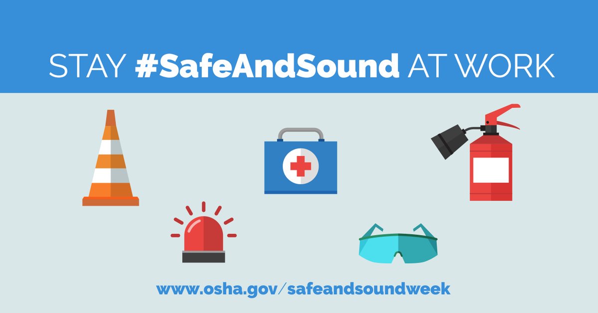 TrinitySafety_'s tweet image. We are proud to partner with OSHA in their #SafeAndSound week! We are committed to a safe workplace and want the same for you. Head to TSC!
