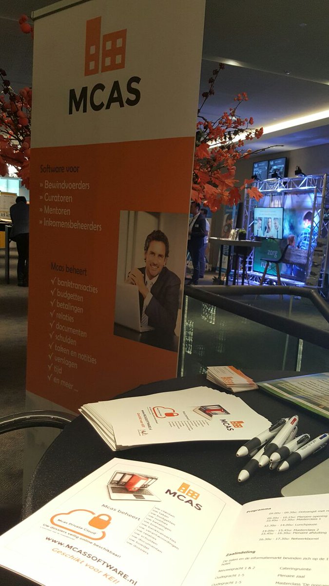 mcassoftware's tweet image. De 1e goed bezochte dag van de #bewindvoerdersdagen zit er op. Op naar de 2e.