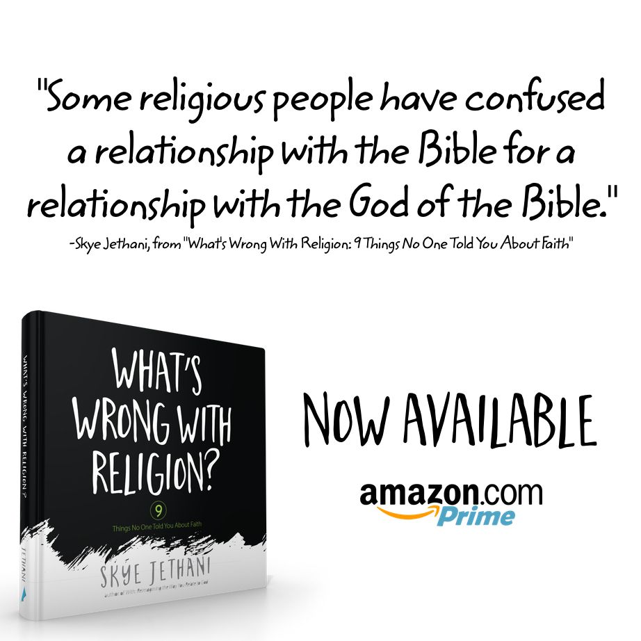SkyeJethani's tweet photo. Some religious people have confused a relationship with the Bible for a relationship with the God of the Bible. https://t.co/j4spIvEnaM