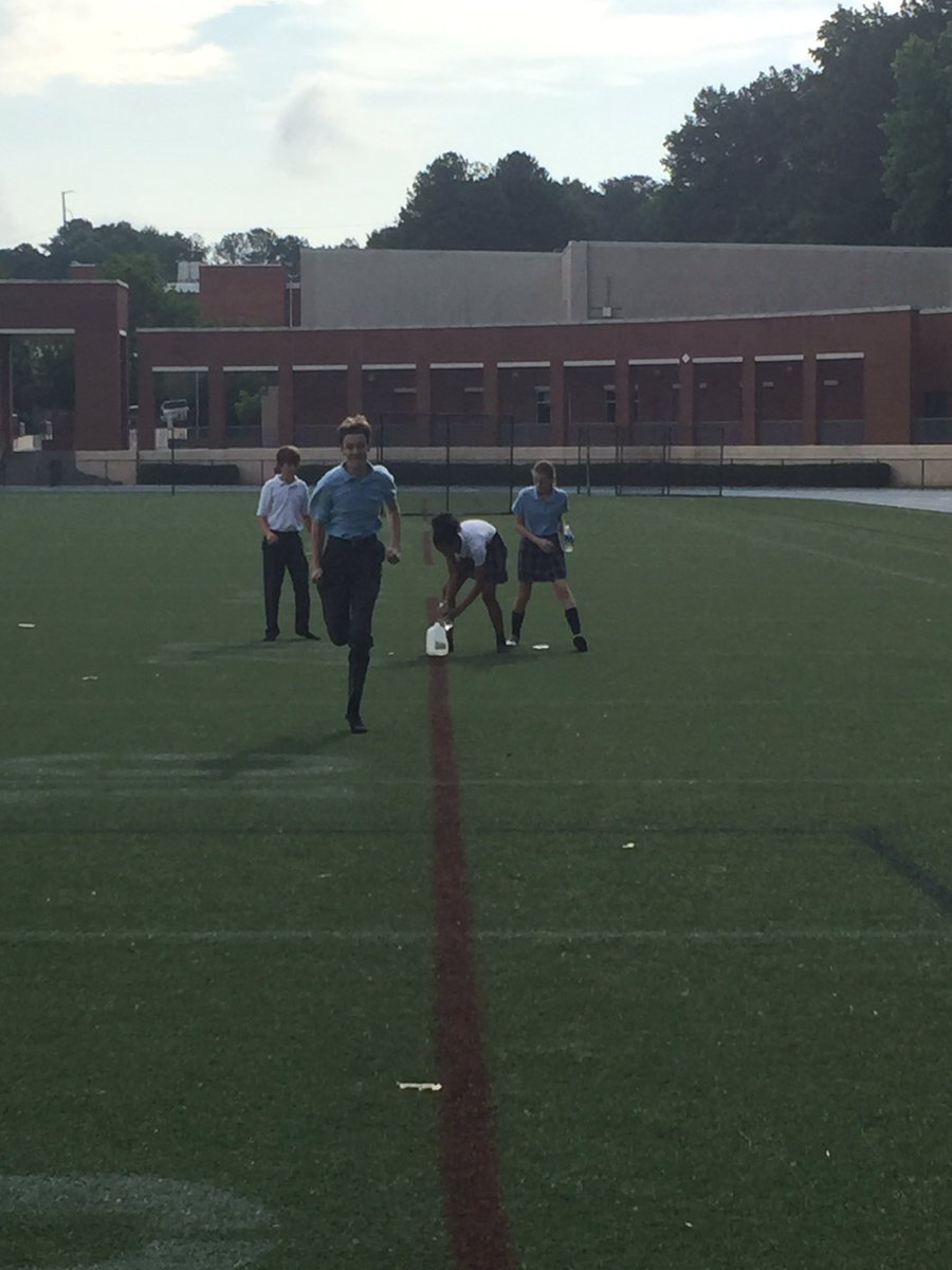 Ms_Justus's tweet photo. Things got intense playing our Gospels Go! Game. Shoes were flying off! 😊 This was our final project- 7B students did an awesome job! https://t.co/BumUOKEhPL