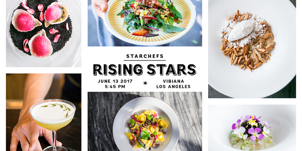 Spanish foods and a special paella with Ibérico pork by <a href="/ChefJeffWeiss/">Jeffrey Weiss</a> at #LARisingStars gala dinner <a href="/Star_Chefs/">StarChefs</a> goo.gl/SdFTCT 🥘 🥂