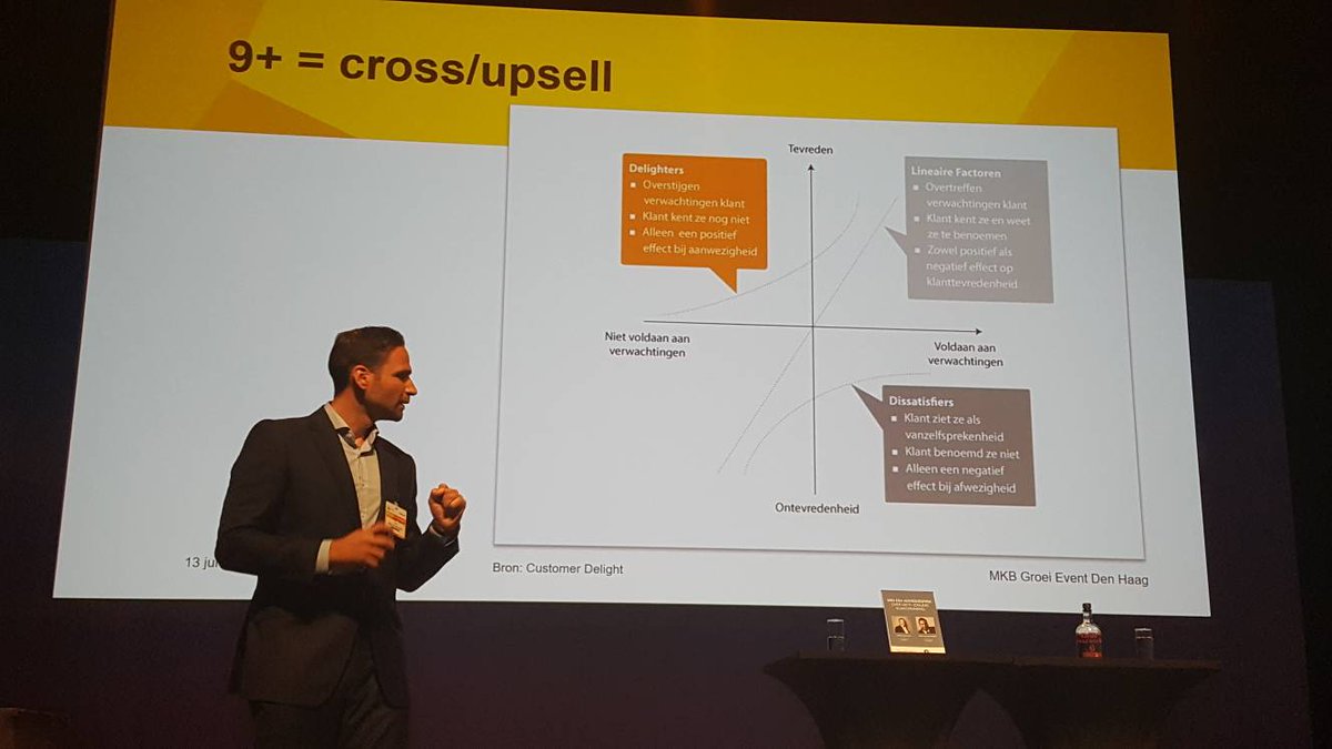 StefanWijers's tweet photo. Hoe krijg je die 9+ klantbeoordeling?  MKB groei Event 2017. #MKBGroeiDH. Gratis kennis/informatie delen geeft hoge score. https://t.co/Ih3BS5ywti