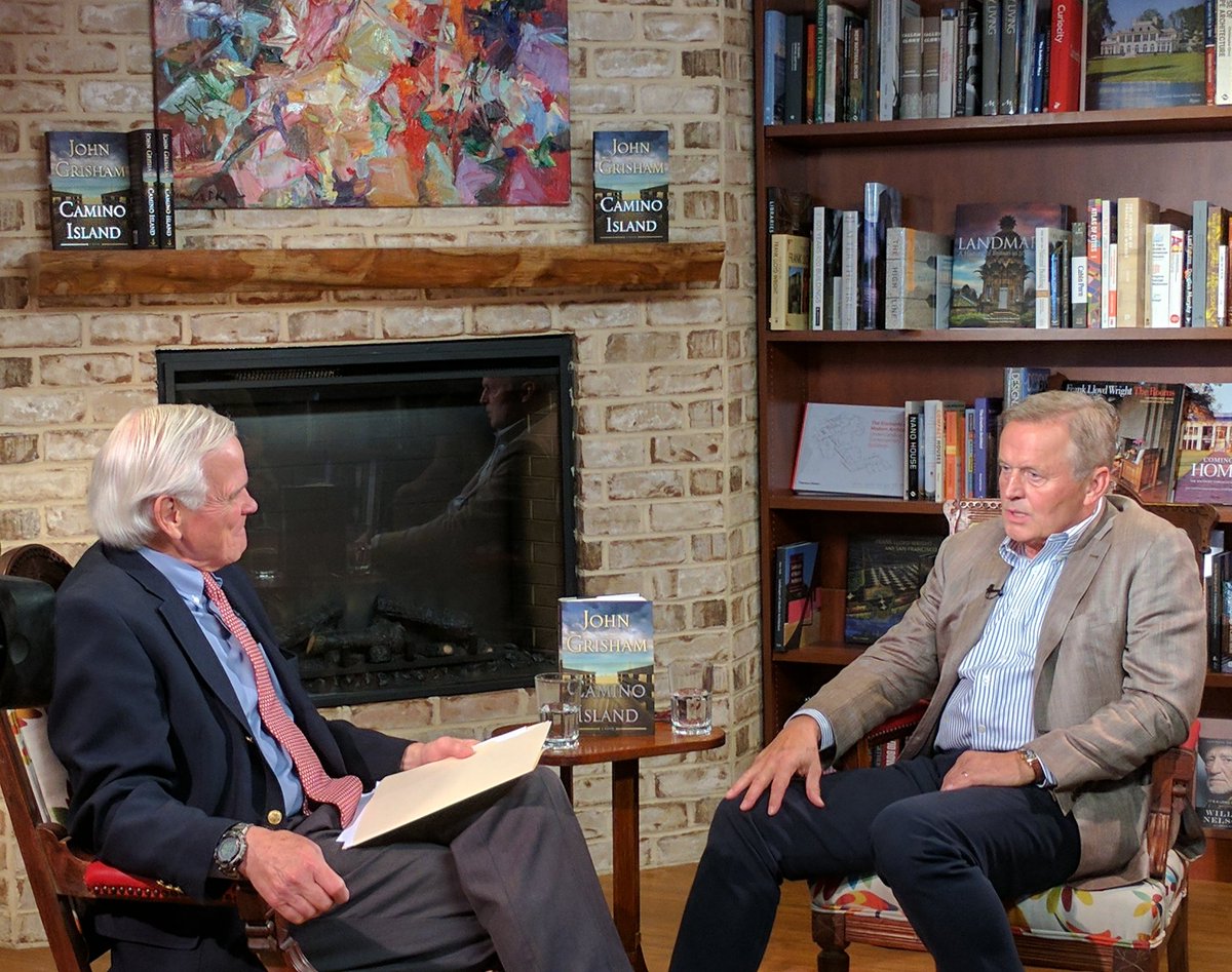 Coming this season to #NCBookwatch - <a href="/JohnGrisham/">John Grisham</a> in conversation with <a href="/DGMartinNC/">D. G. Martin</a>! #CaminoIsland