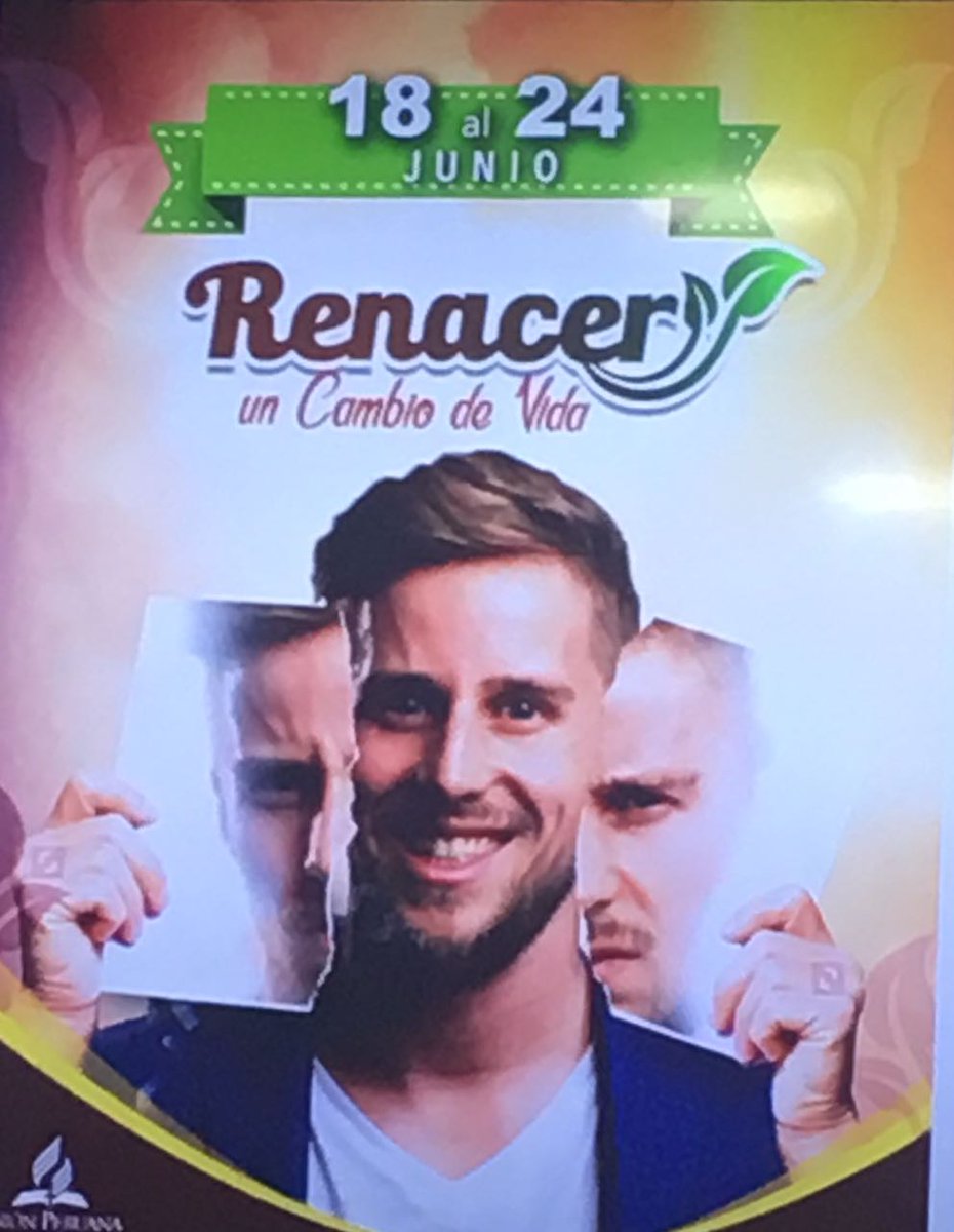 ¿Sientes que en tu vida todo anda mal? Llegó la oportunidad de #Renacer del 18 al 24 de Junio en toda la #MSOP