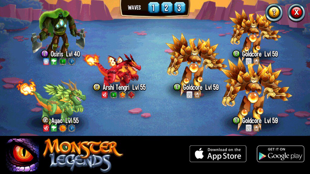 I'm performing a counterattack at Monster Legends! Join the game now too!  m.onelink.me/183ad3da