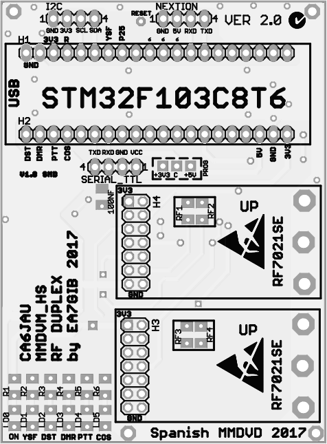 ea7gib's tweet photo. #MMDMV MMDVM_HS work new pcb DUPLEX RX https://t.co/ajoZCzip9j