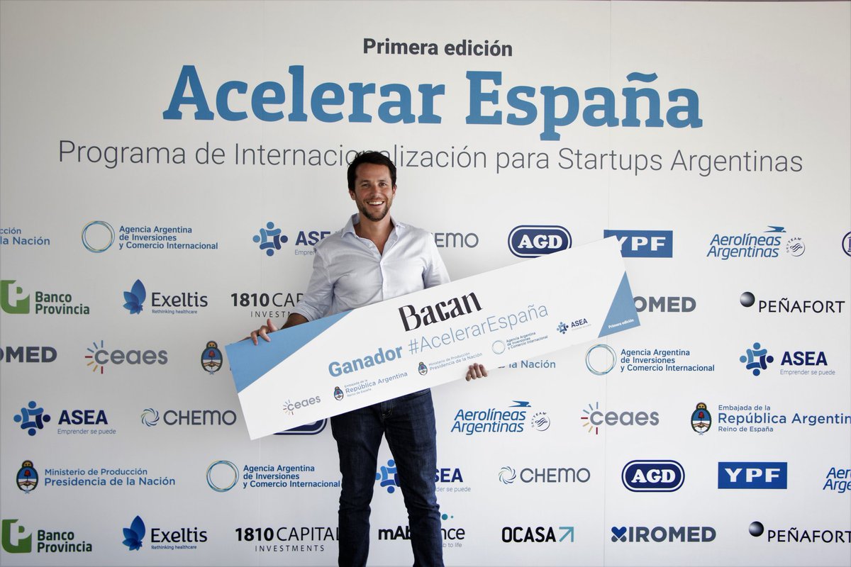Felicitaciones a <a href="/RamiroGramajo/">Ramiro Gramajo</a> de <a href="/Bacan_arg/">Bacan</a> "Shopping personalizado a domicilio" uno de las startups ganadoras de #AcelerarEspaña