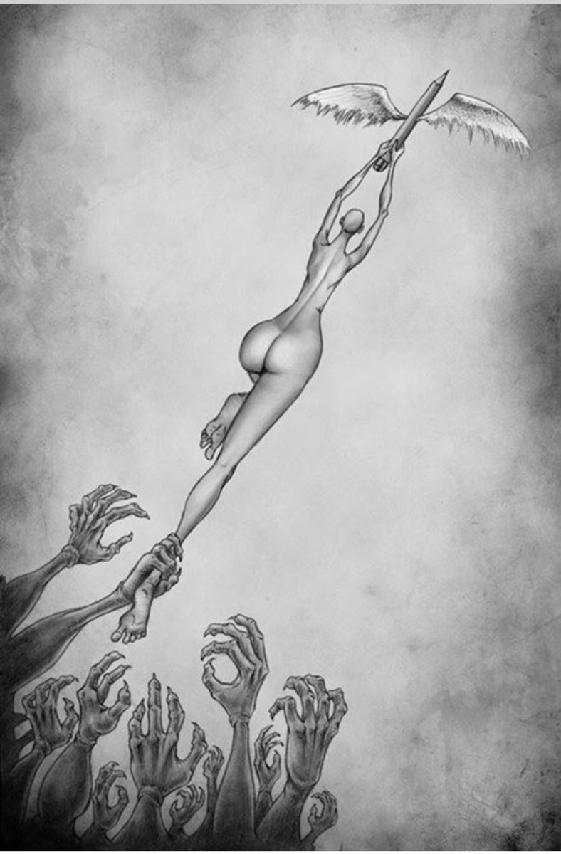 hollyringland's tweet photo. Darkly resonant, expressive visual art from Argentinian artist, Al Margen. https://t.co/HOmp0rLWg0

#whyiwrite #readingmatters #bookscreate https://t.co/nQs8MbVHFo