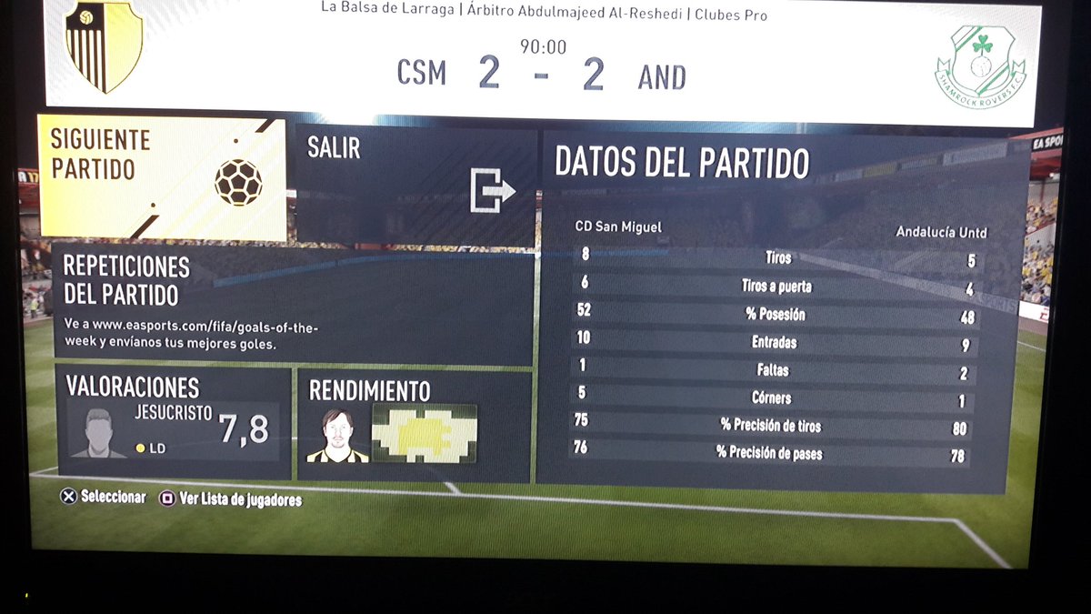 Otro empate en un partido en el que para variar merecimos más. Seguimos luchando por revertir nuestra situación.