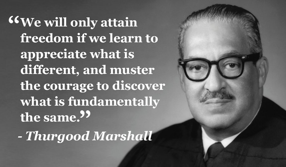 50 years ago today, Thurgood Marshall became the first African American nominated to the Supreme Court. His legacy will never be forgotten.