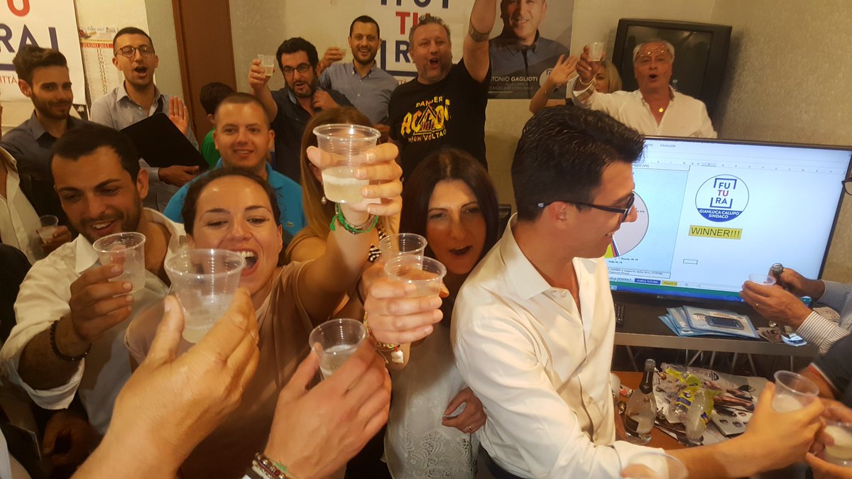 Il risultato finale fa segnare il 62,27 % di voti, quasi 6 punti in più rispetto al 2012. Grazie Pizzo, non ti deluderemo.