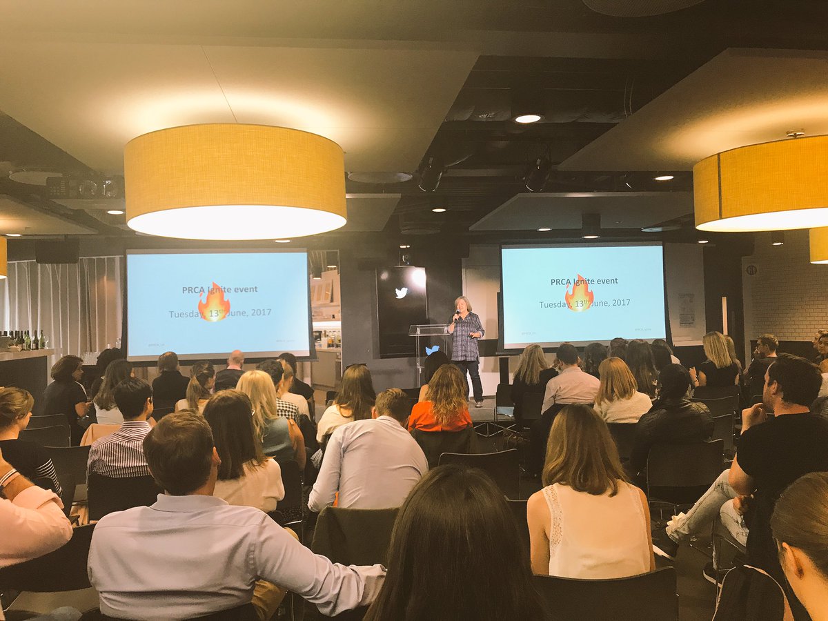 SouhaKhairallah's tweet photo. It's time for our @PRCA_UK Digital Group annual Ignite event! Thanks to @Twitter for hosting us @CandaceKuss @IzziArrow #prcagroups https://t.co/SEhFBsqg46