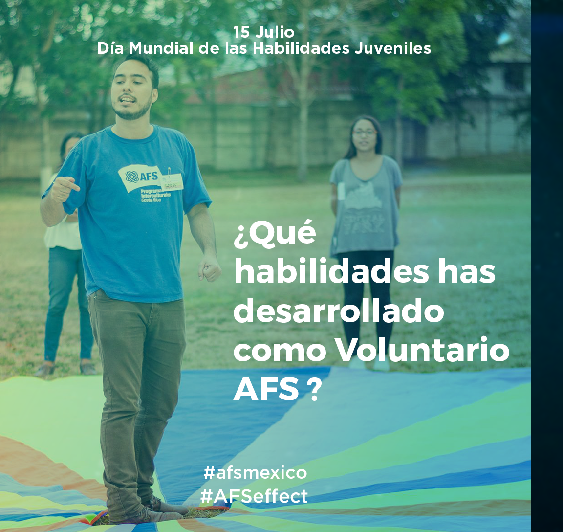 AFSMexico's tweet photo. ¿Cómo te han ayudado estas #habilidades fuera de #AFS? 🤔
#AFSeffect #AFS #YouthSkills #WYSD2016 https://t.co/xSoGP1CJmO