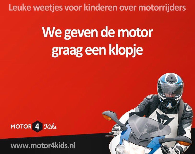 Motor4Kids's tweet photo. We geven de motor graag een klopje https://t.co/hLkEyWkoVM