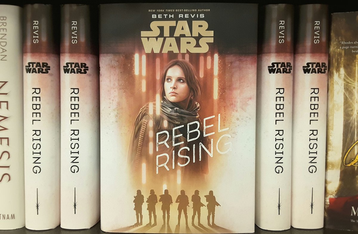 BNSunsetValley's tweet photo. Just arrived! A #StarWars 'ori-Jyn' story: #RebelRising from @BethRevis - a girl on the road to #RogueOne! #seewhatwedidthere #wekillus https://t.co/n5WIpKKlEl