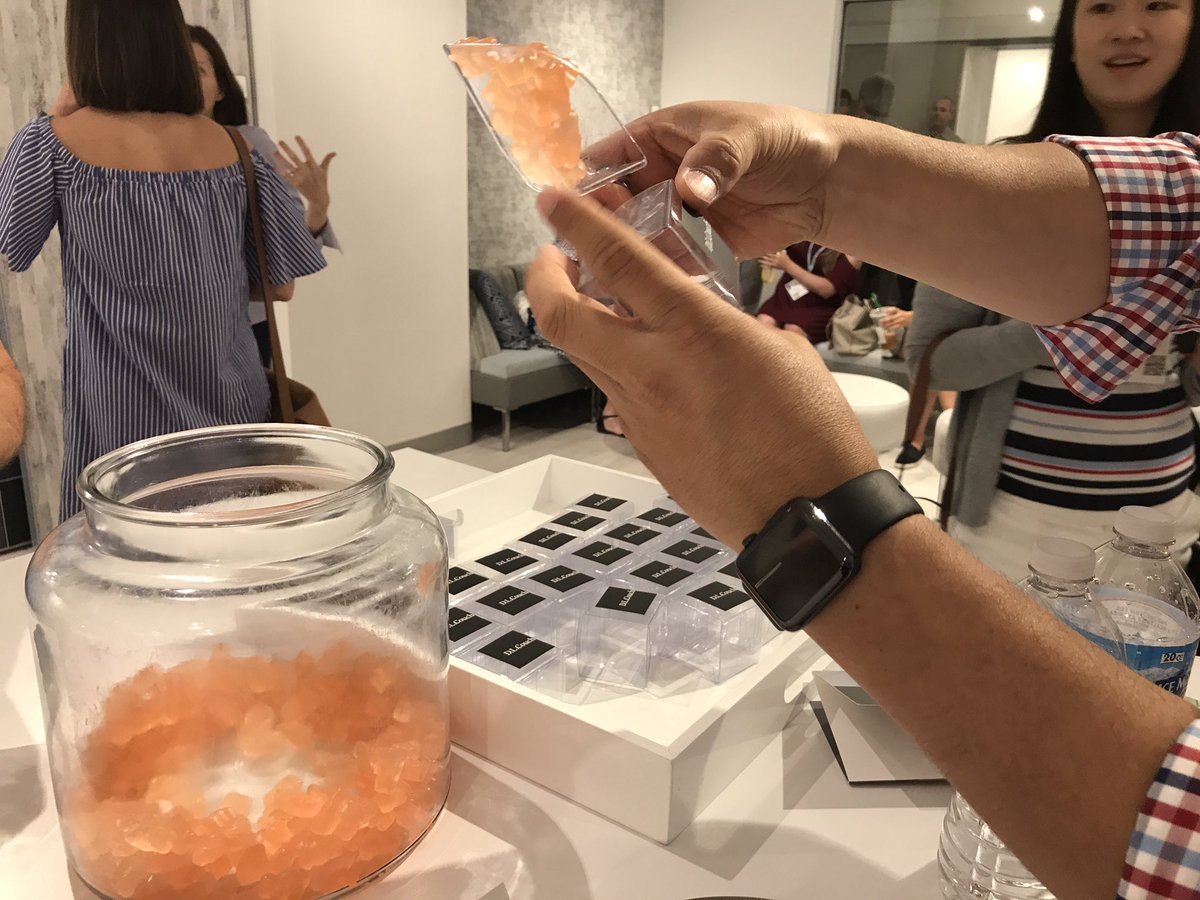 ProLitho's tweet photo. Like a kid in a candy store. #gummybears #Neocon2017 https://t.co/fryfJa5uro