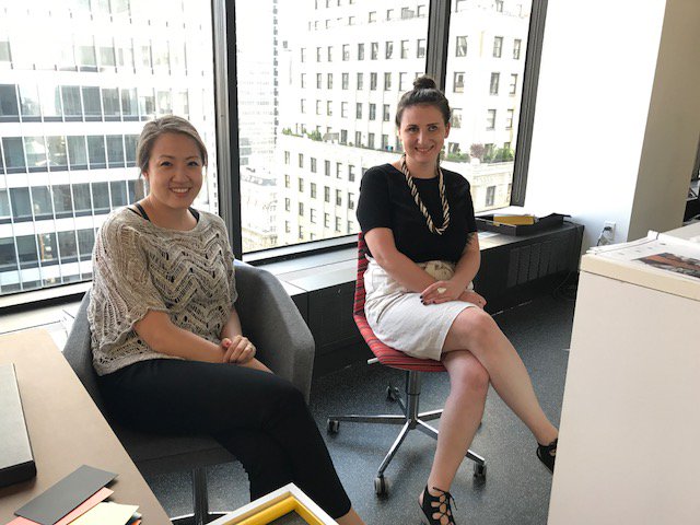 Gordon_Intl's tweet image. Ann Issackedes of #LCFG visits @NBBJDesign. GI Silhouette &amp;amp; Kanvas seen with @WatsonFG Zo Sidecar, #bestofneocon silver award winner.