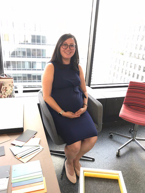 Gordon_Intl's tweet image. Ann Issackedes of #LCFG visits @NBBJDesign. GI Silhouette &amp;amp; Kanvas seen with @WatsonFG Zo Sidecar, #bestofneocon silver award winner.