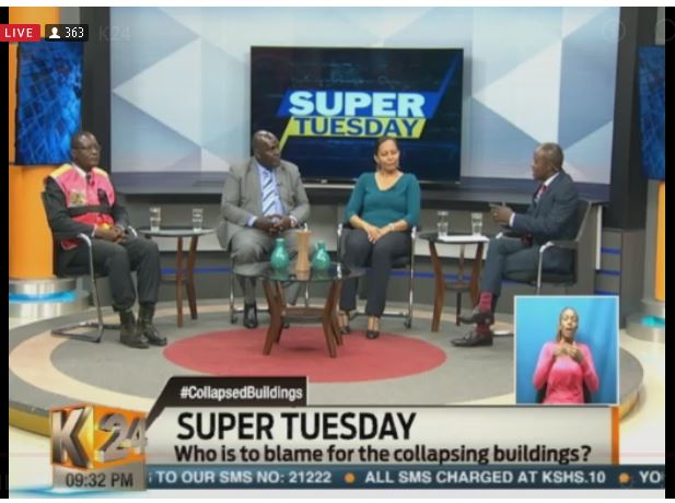 K24Tv's tweet photo. Who is to blame for the collapsing buildings? Engage us now on #CollapsedBuildings @zawadimudibo https://t.co/xccjB4l2IM
