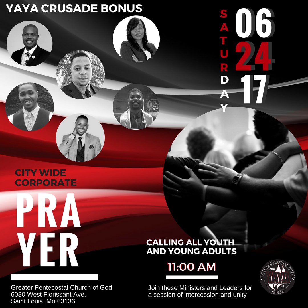 genNOWGPCG's tweet photo. 🙏🏾🙏🏾PRAYER IS NECESSARY‼️‼️ Join us. During the #YAYACrusade for Corporate Prayer. Register at https://t.co/YrZ1LPBZp5 https://t.co/f3yGXXOIUe
