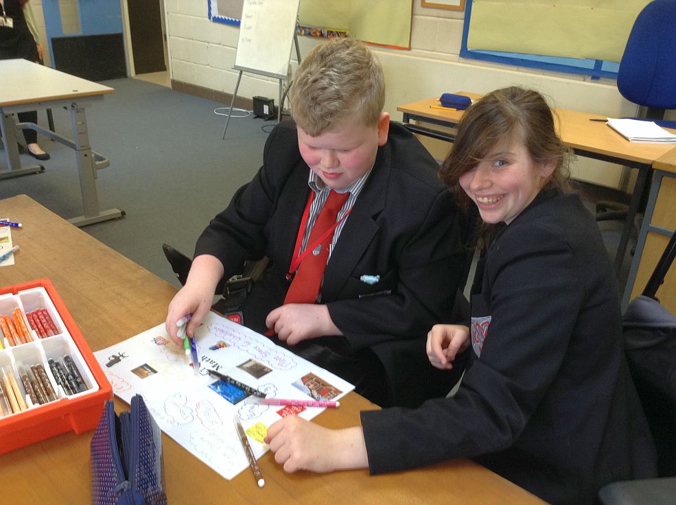 langleyschool's tweet photo. Some of our superb KS3 SEND pupils on a refurb bid for the Centre. Please support by retweeting @Smarter_Spaces #smarterspaces #solihullhour https://t.co/rowzUb7y0K