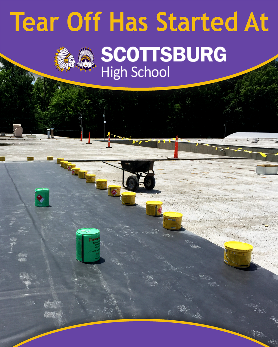 MartinRiley_ae's tweet photo. #martinriley #buildingenvelope was onsite for observation of the first day of Roofing Operations at Scottsburg High School. https://t.co/h7LvbwDo2q