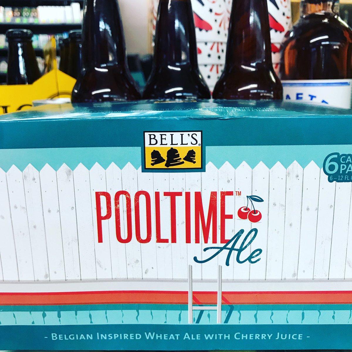 D&Q The Beer Station on Twitter "Bell's Pool time Belgian wheat 🌾 ale with cherries 🍒 juice is