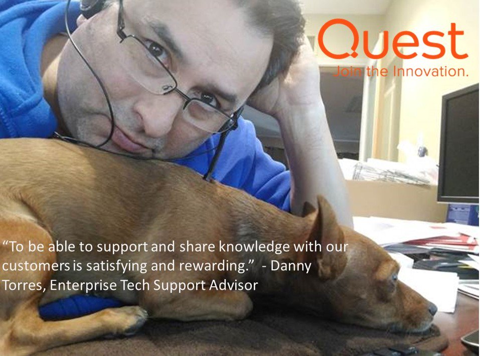QuestExperts's tweet photo. Meet our #QuestExperts ! Thank you for the Support Danny!!! #WeAreQuest https://t.co/JP83ZKKZMo