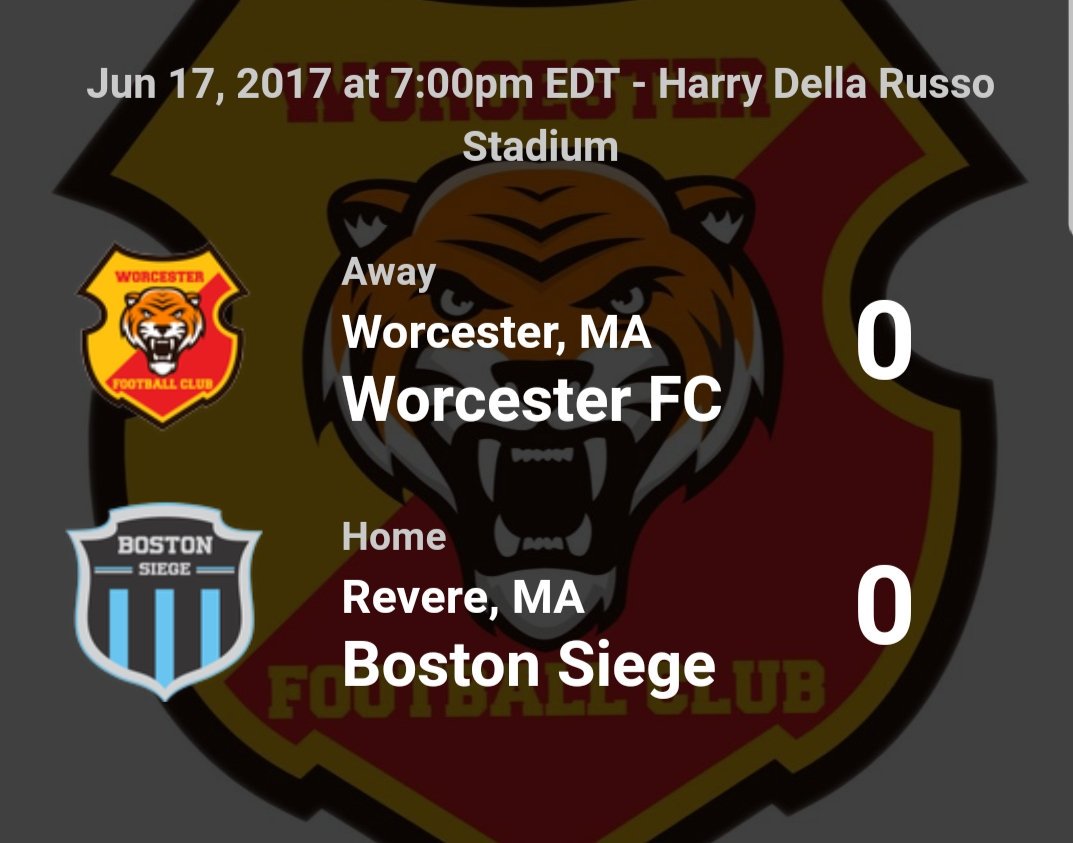 WorcesterFC's tweet photo. Big match up between two teams in the top half of the table! https://t.co/tTpWs2adBN