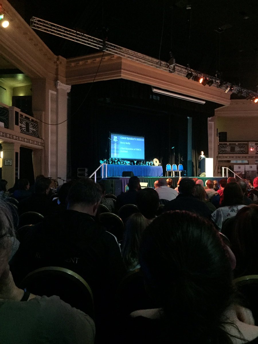 lross2580's tweet photo. Guest speaker Kerry Reilly Chief exec YMCA Scotland  #celebrationofsuccess2017 https://t.co/AykLHYNqYZ